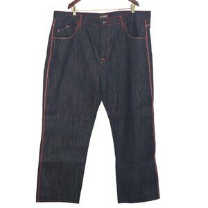 ReBoot Jeans Mens 44 x 32 Denim Hip Hop Grunge Rocker Street Wide Straight Leg